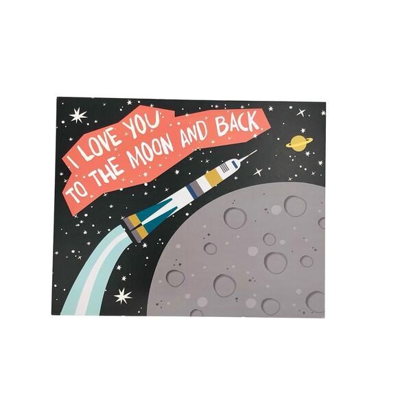 Lucy Darling Set of Three Space Themed Prints Ready to Frame Nursery Bedroom - Picture 11 of 13
